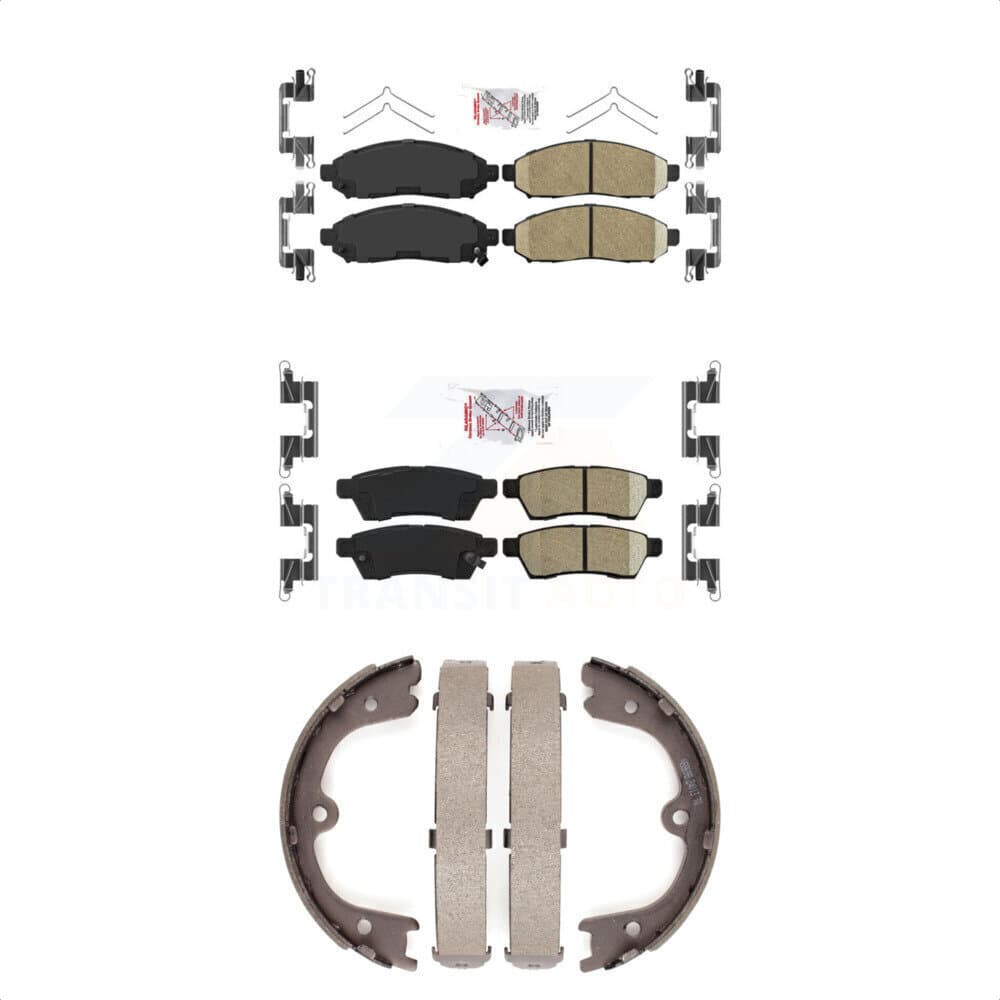 Transit Auto - KNN-100795 - Front and Rear Disc Brake Pad Kits image 1