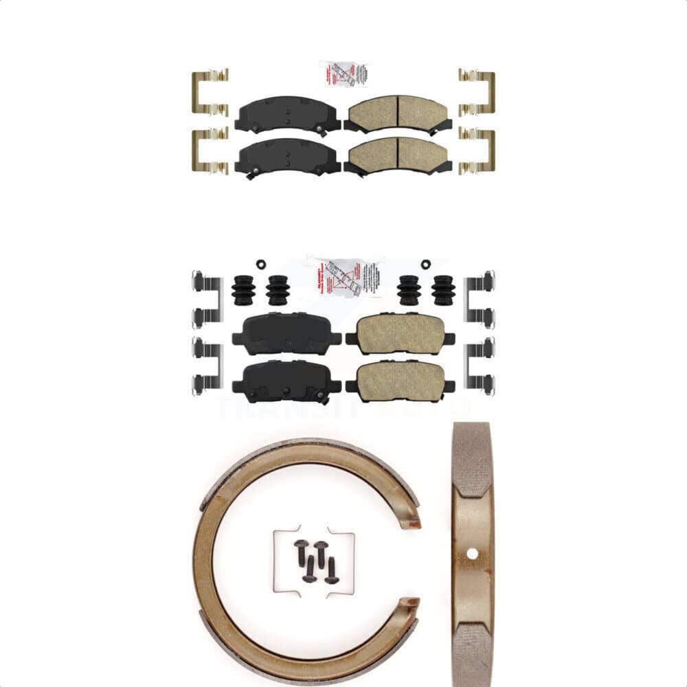 Transit Auto - KNN-100800 - Front and Rear Disc Brake Pad Kits image 1