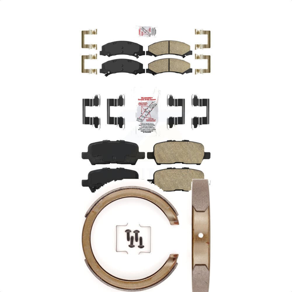 Transit Auto - KNN-100802 - Front and Rear Disc Brake Pad Kits image 1