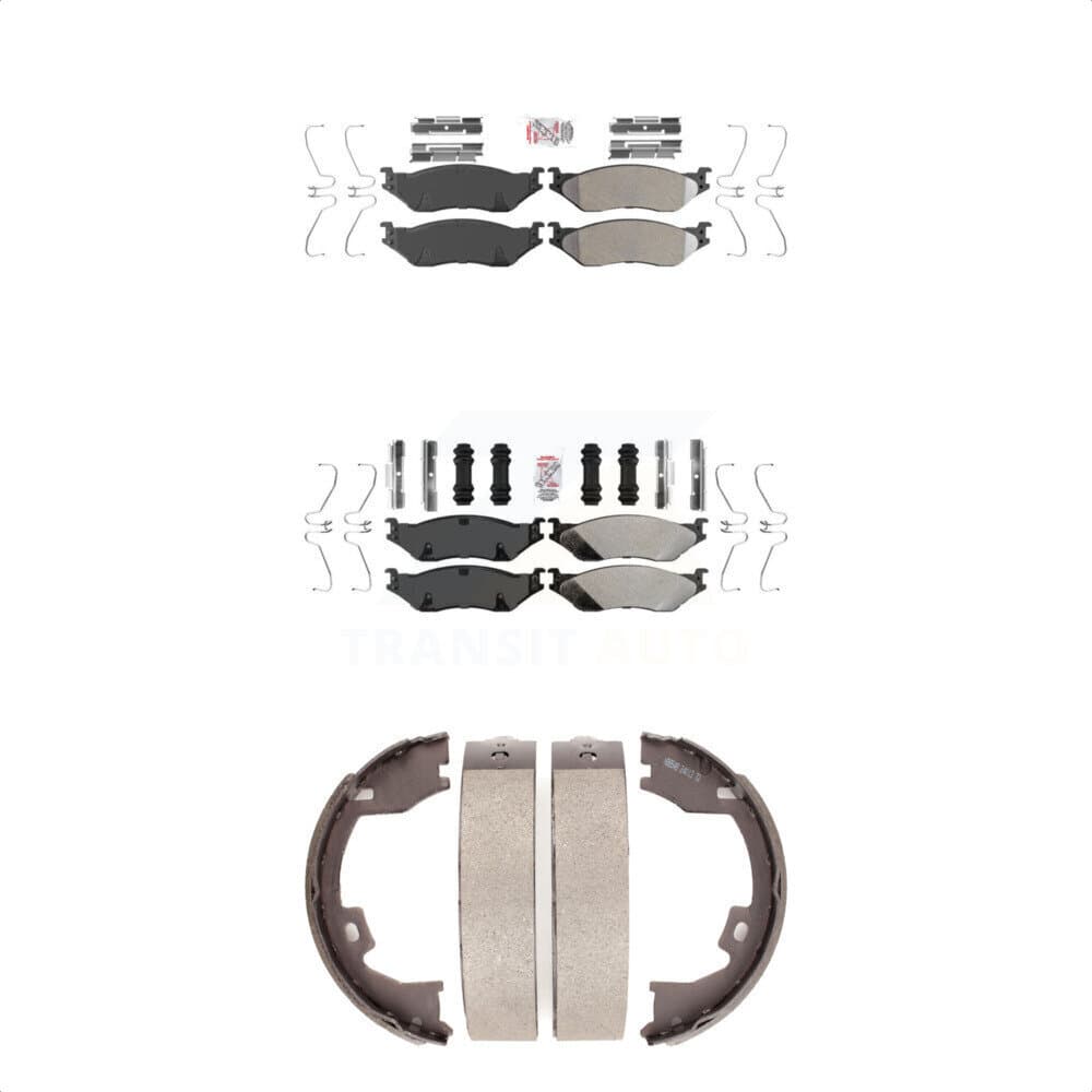 Transit Auto - KNN-100810 - Front and Rear Disc Brake Pad Kits image 1