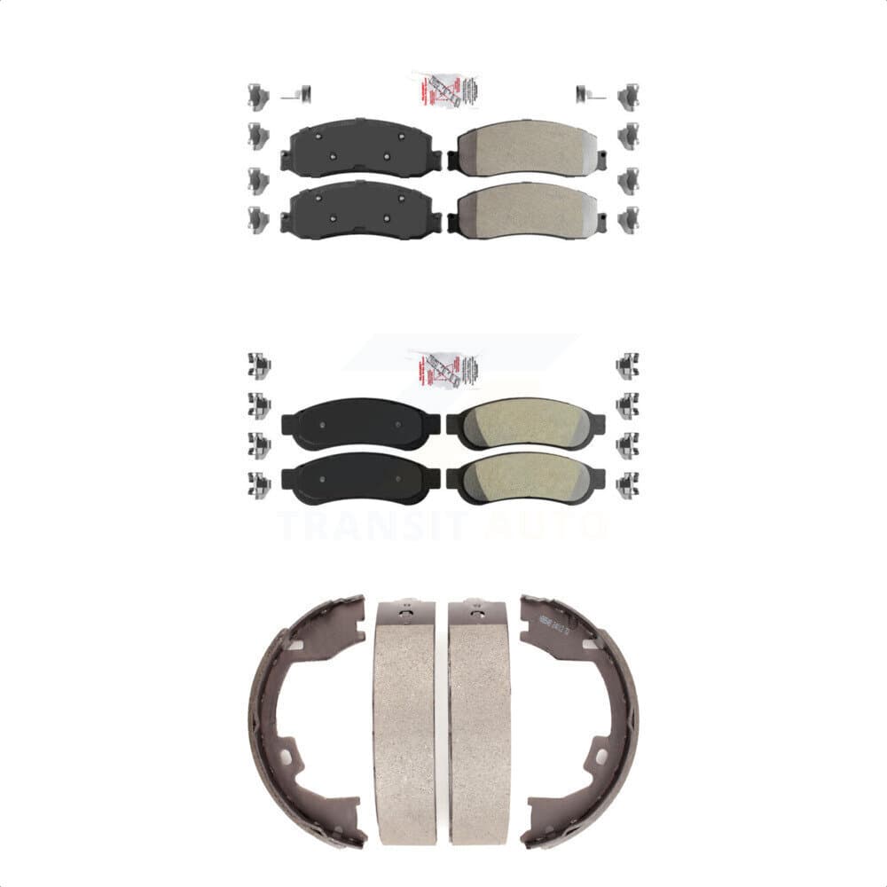 Transit Auto - KNN-100813 - Front and Rear Disc Brake Pad Kits image 1