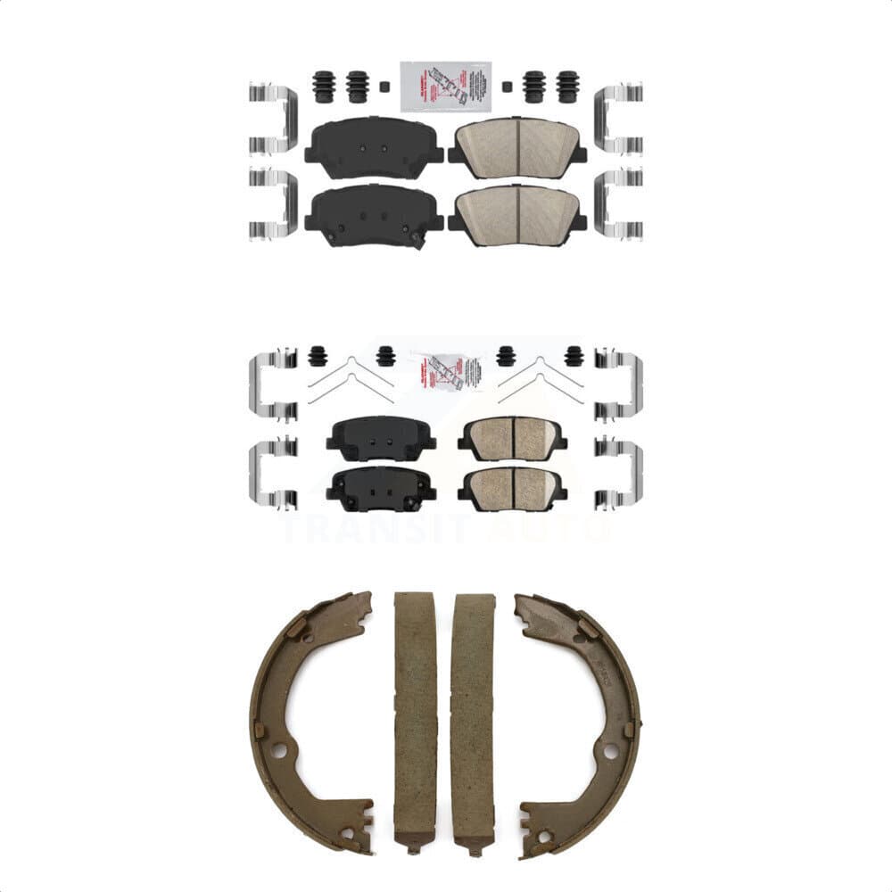 Transit Auto - KNN-100836 - Front and Rear Disc Brake Pad Kits image 1