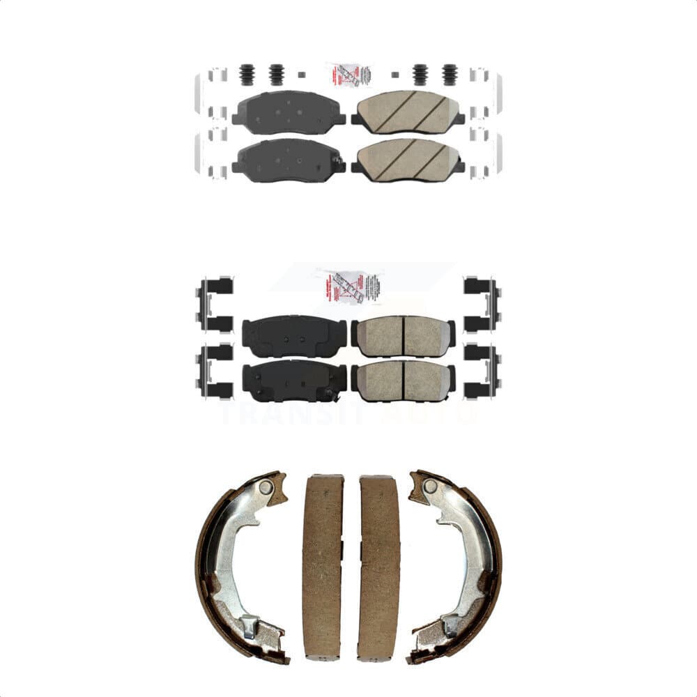 Transit Auto - KNN-100839 - Front and Rear Disc Brake Pad Kits image 1