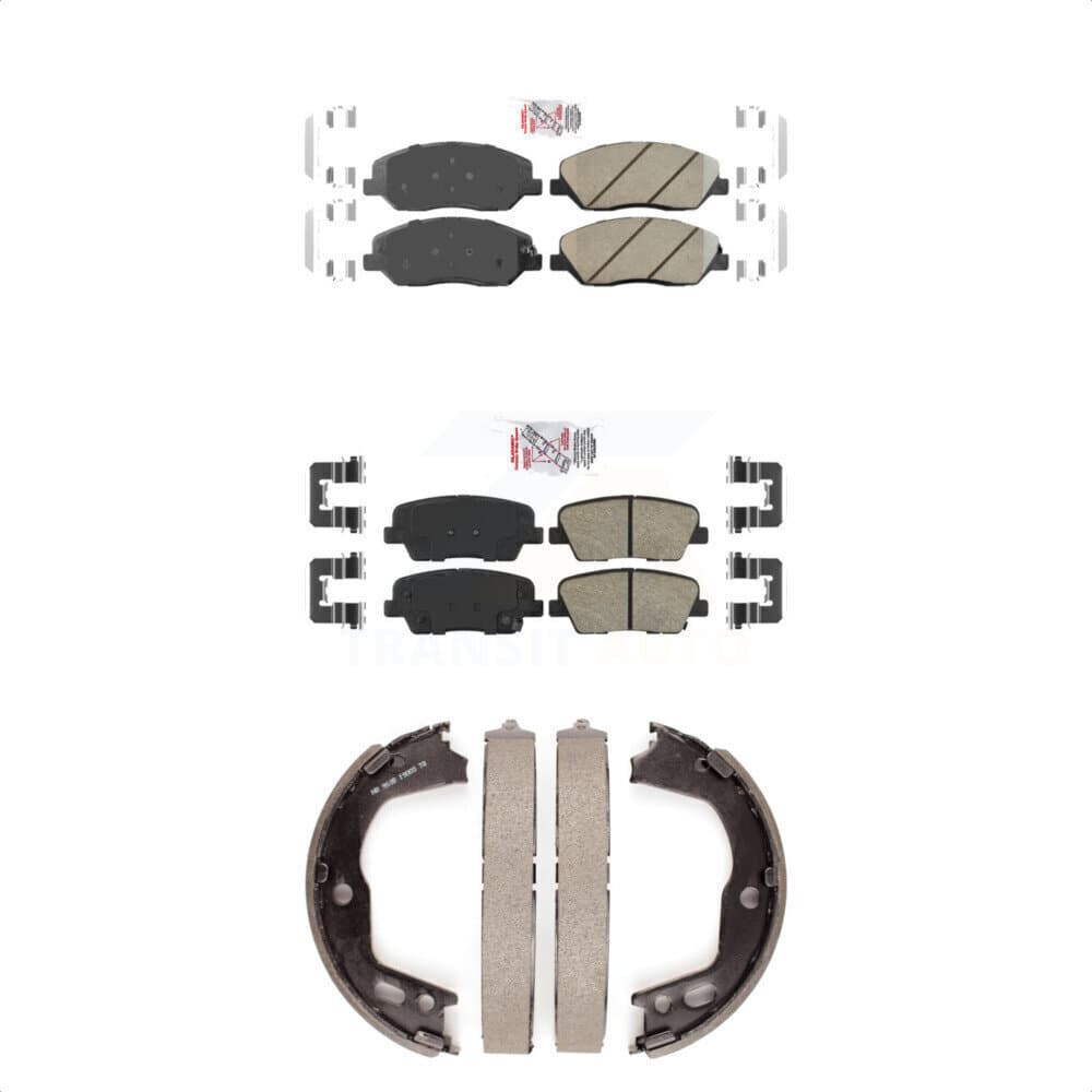 Transit Auto - KNN-100843 - Front and Rear Disc Brake Pad Kits image 1
