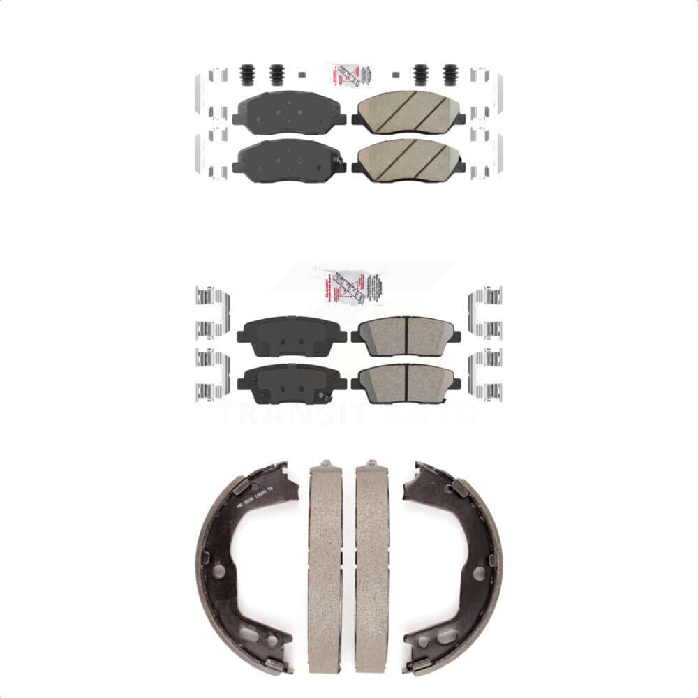 Transit Auto - KNN-100848 - Front and Rear Disc Brake Pad Kits image 1