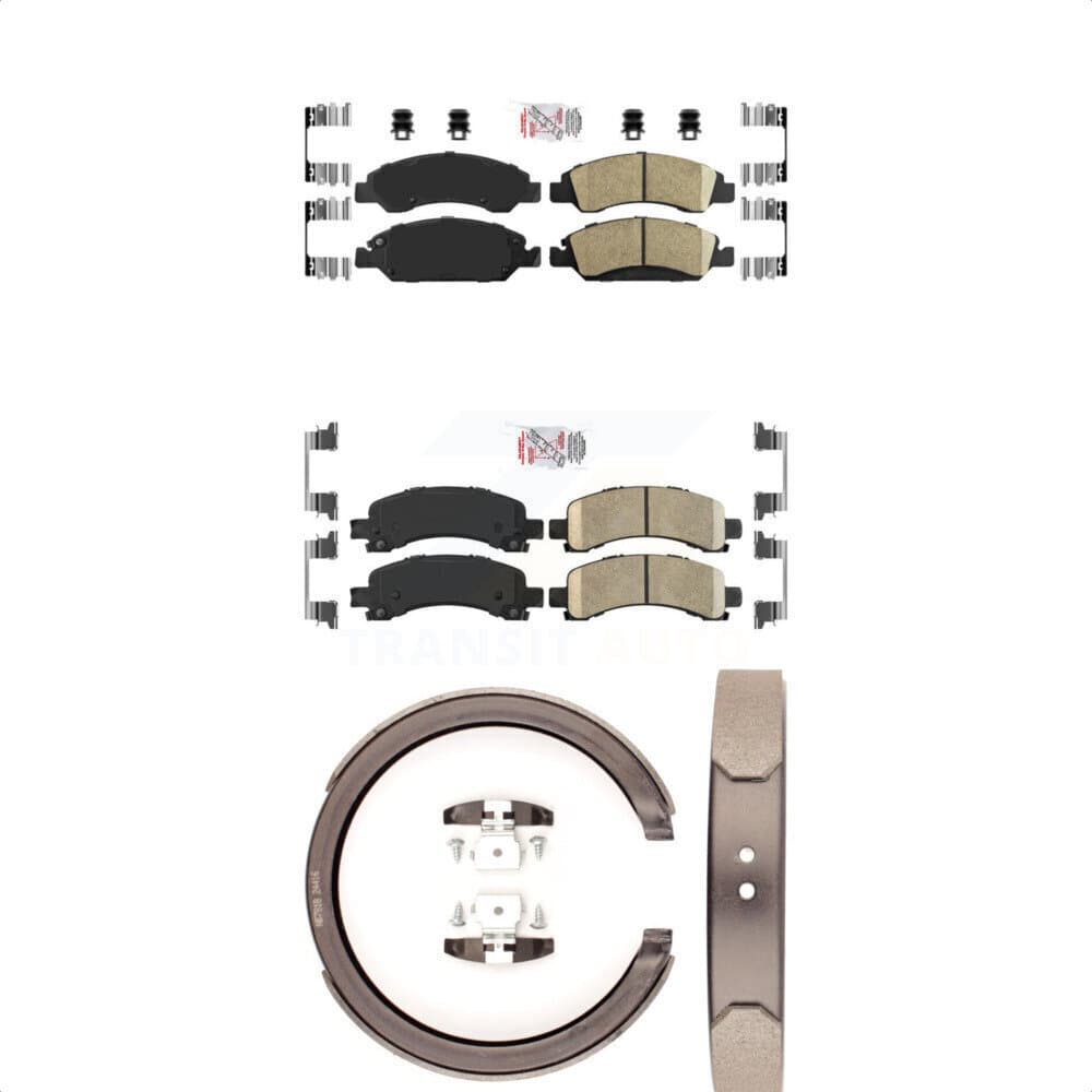 Transit Auto - KNN-100855 - Front and Rear Disc Brake Pad Kits image 1