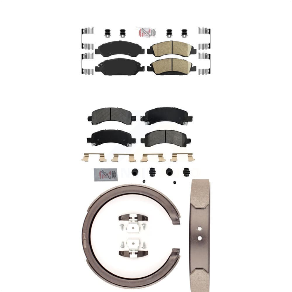 Transit Auto - KNN-100858 - Front and Rear Disc Brake Pad Kits image 1