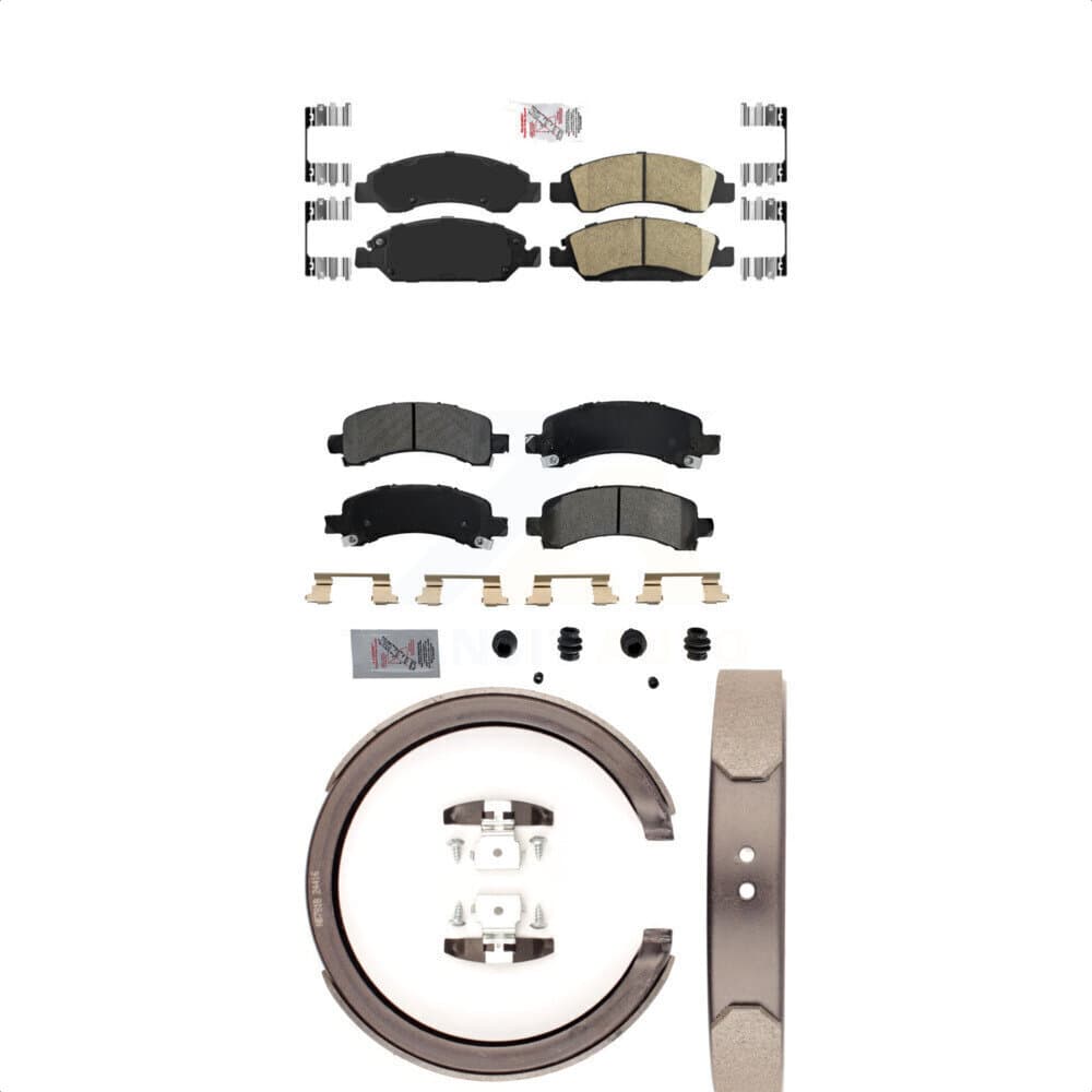 Transit Auto - KNN-100859 - Front and Rear Disc Brake Pad Kits image 1