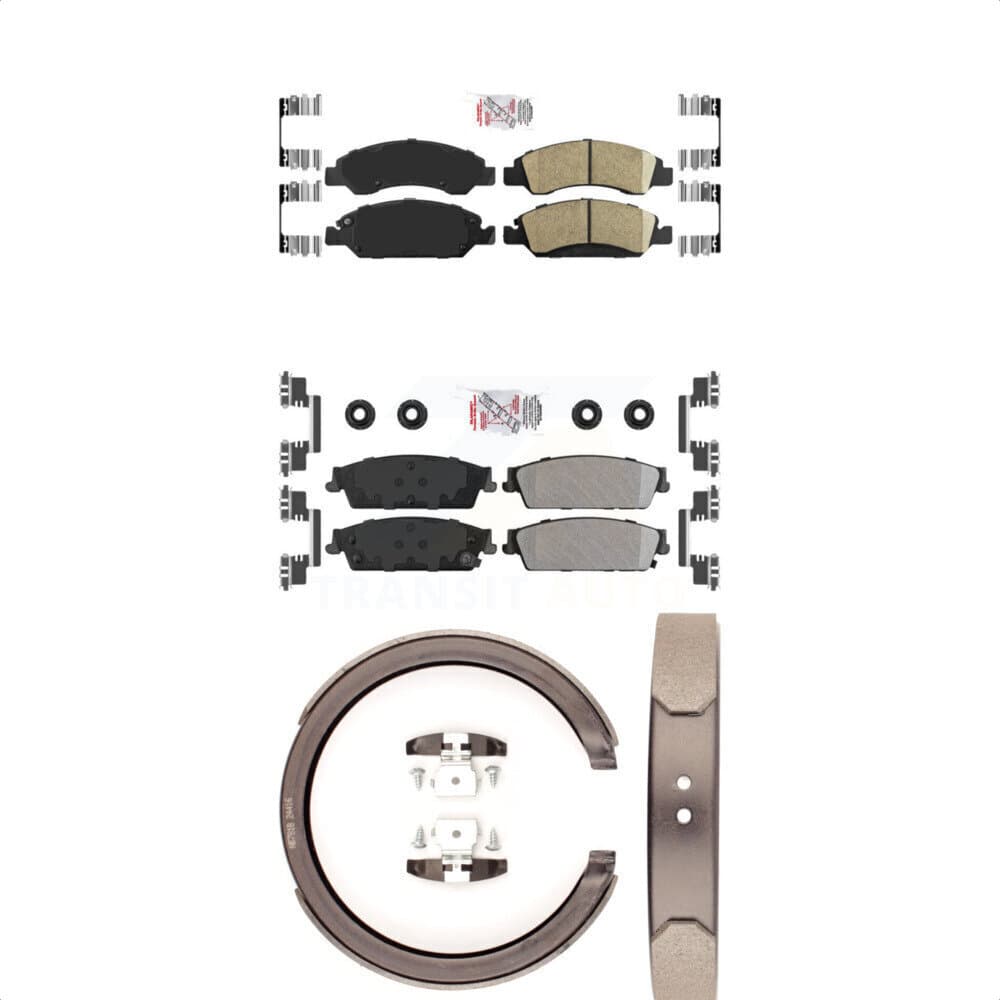 Transit Auto - KNN-100874 - Front and Rear Disc Brake Pad Kits image 1