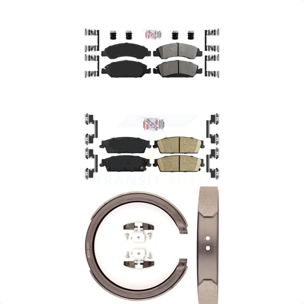 Transit Auto - KNN-100878 - Front and Rear Disc Brake Pad Kits image 1