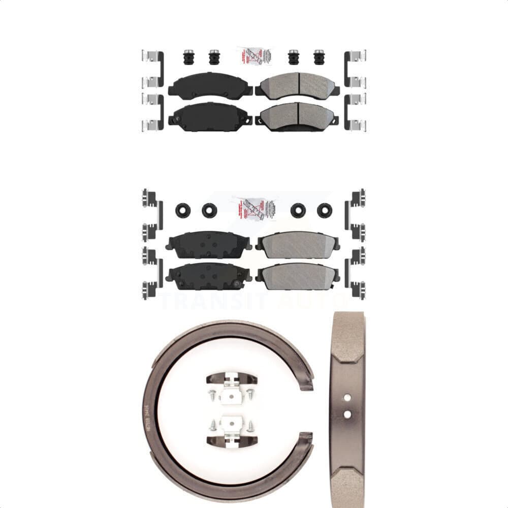 Transit Auto - KNN-100879 - Front and Rear Disc Brake Pad Kits image 1