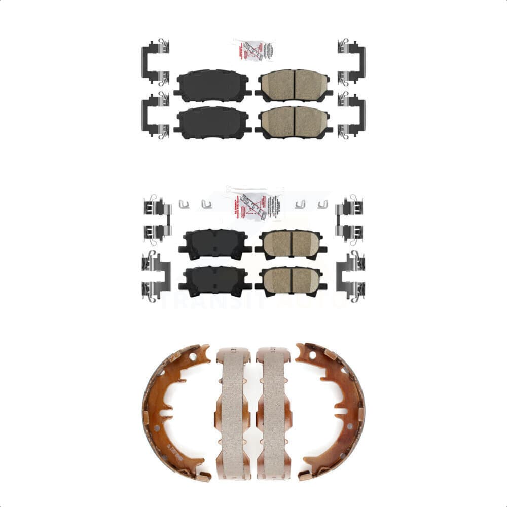 Transit Auto - KNN-100887 - Front and Rear Disc Brake Pad Kits image 1