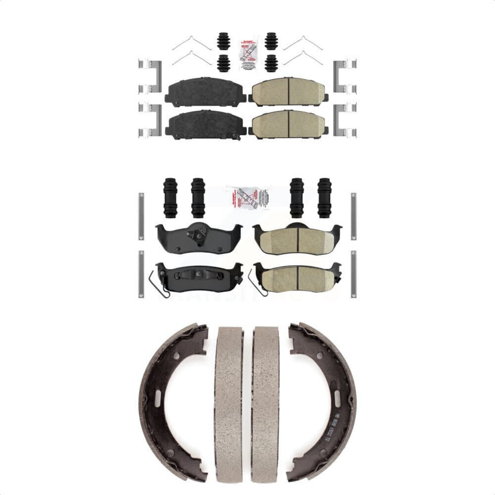 Transit Auto - KNN-100890 - Front and Rear Disc Brake Pad Kits image 1