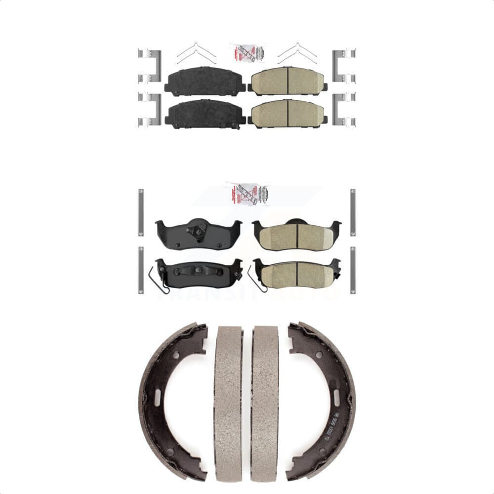 Transit Auto - KNN-100891 - Front and Rear Disc Brake Pad Kits image 1