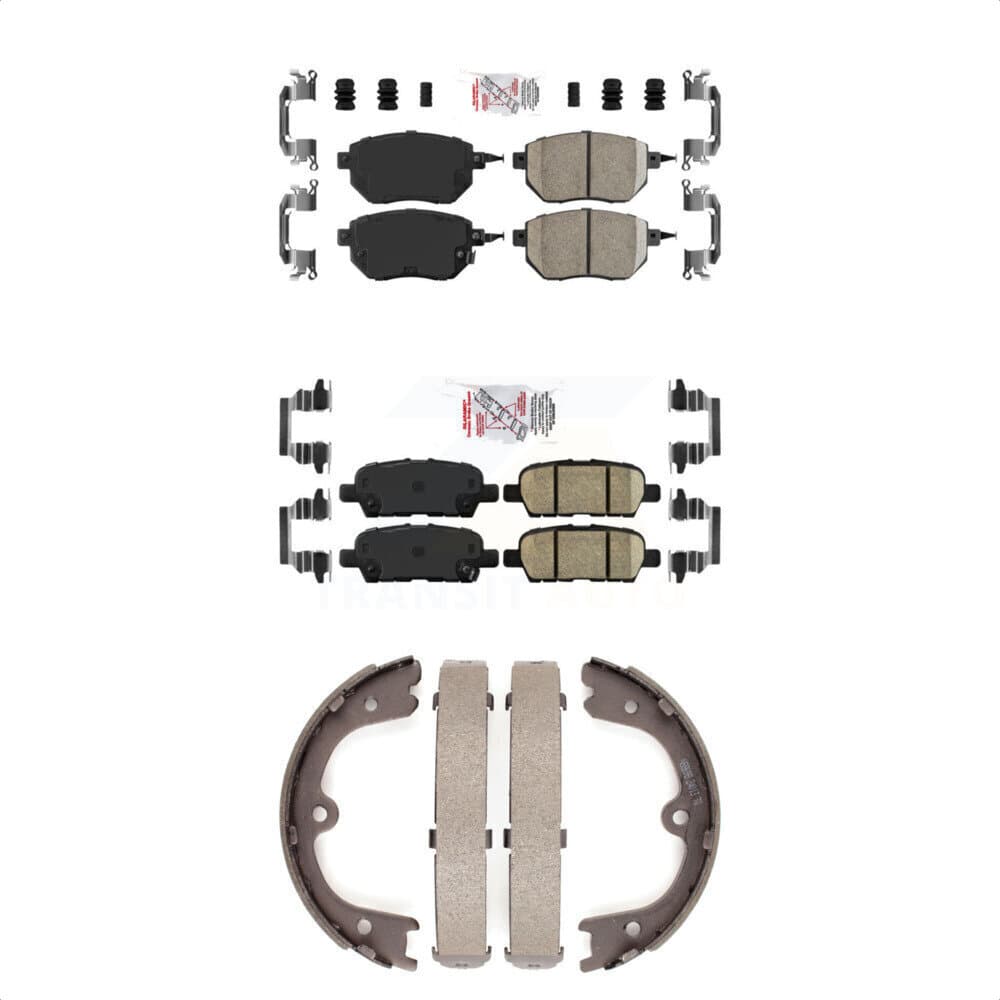 Transit Auto - KNN-100898 - Front and Rear Disc Brake Pad Kits image 1