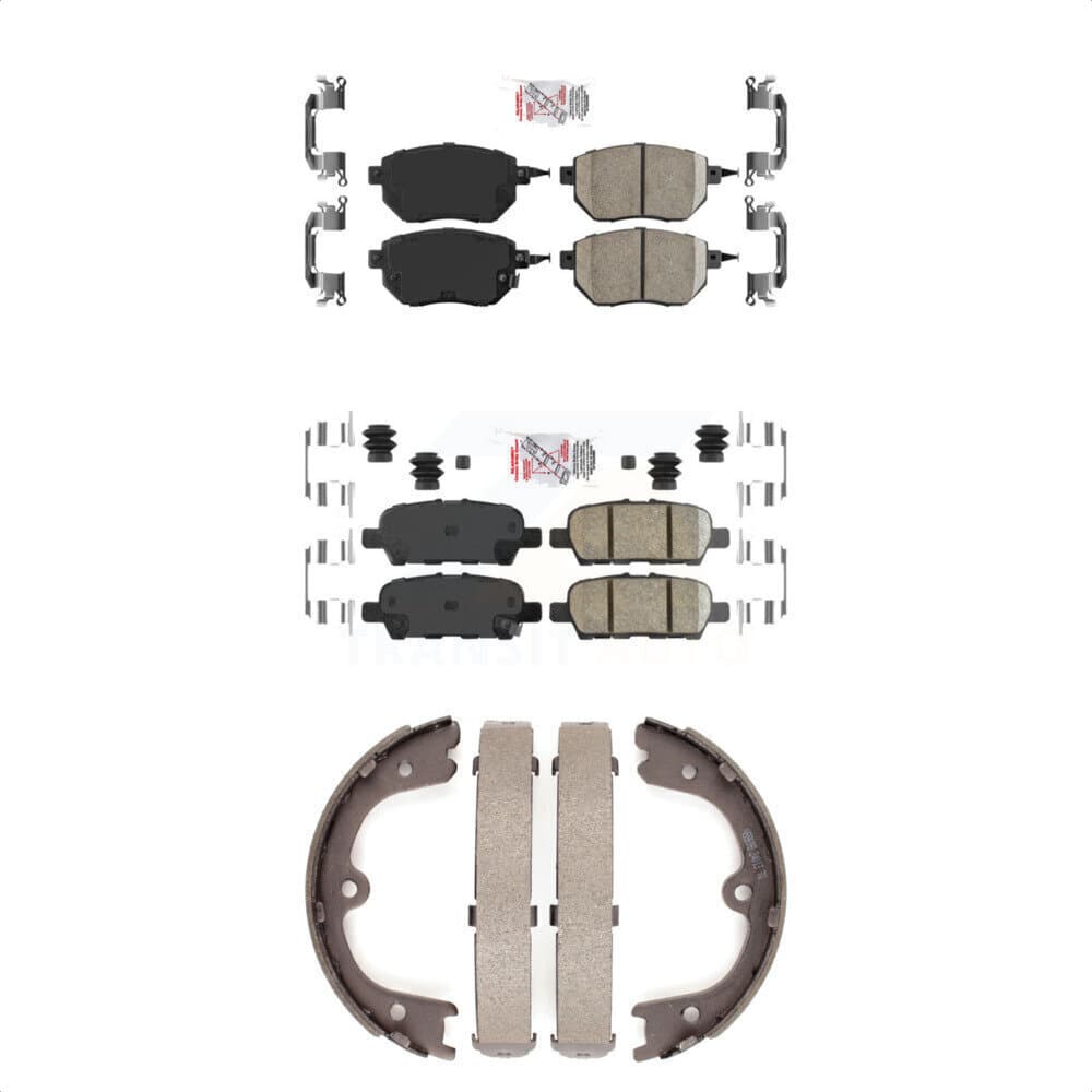 Transit Auto - KNN-100900 - Front and Rear Disc Brake Pad Kits image 1