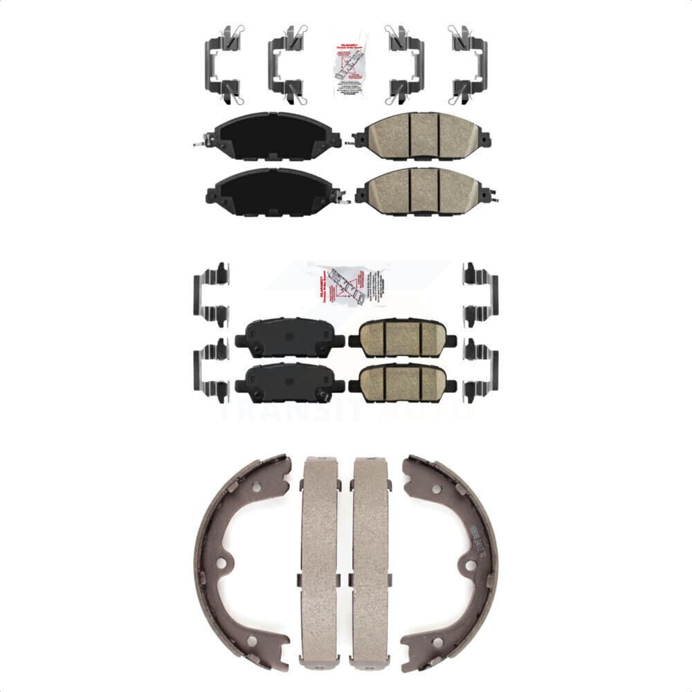 Transit Auto - KNN-100905 - Front and Rear Disc Brake Pad Kits image 1