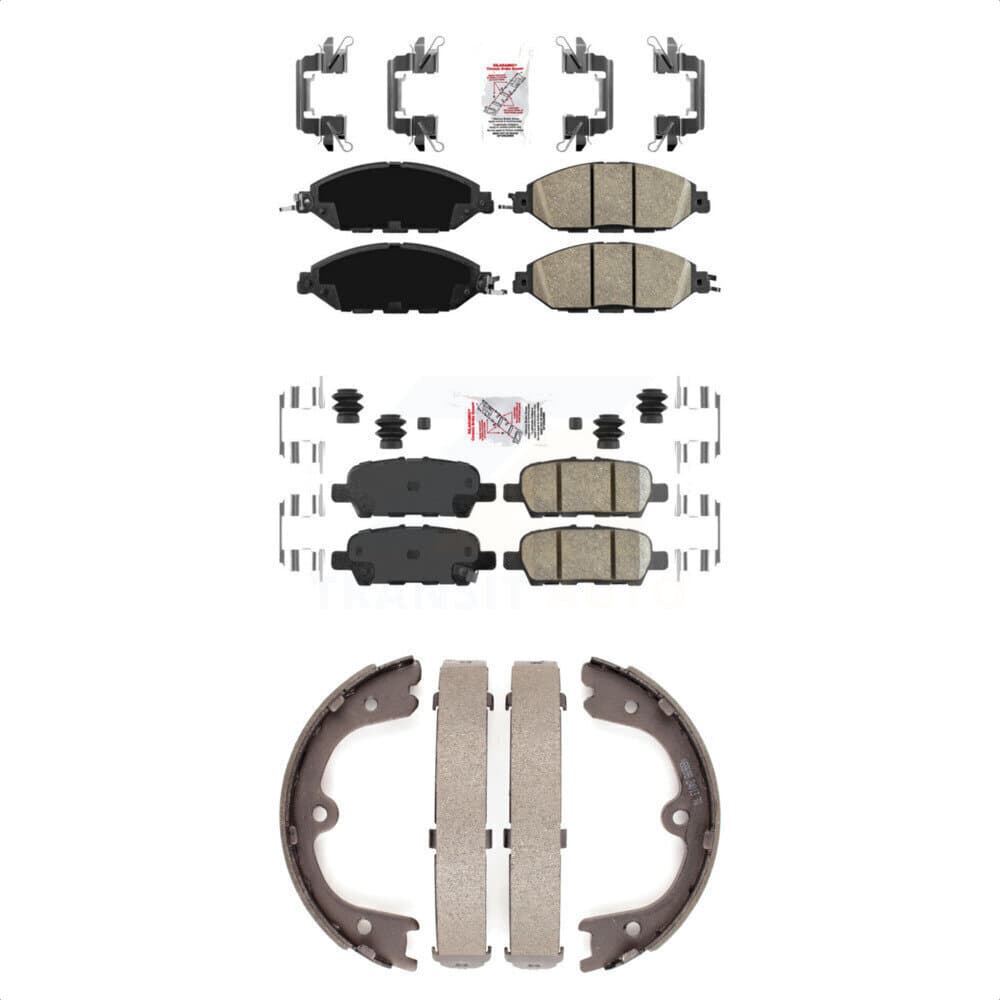 Transit Auto - KNN-100907 - Front and Rear Disc Brake Pad Kits image 1