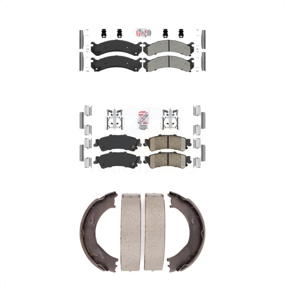 Transit Auto - KNN-100921 - Front and Rear Disc Brake Pad Kits image 1