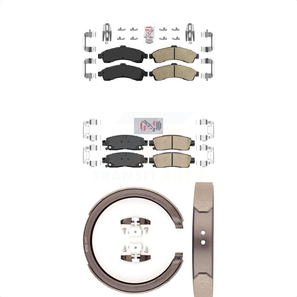 Transit Auto - KNN-100941 - Front and Rear Disc Brake Pad Kits image 1
