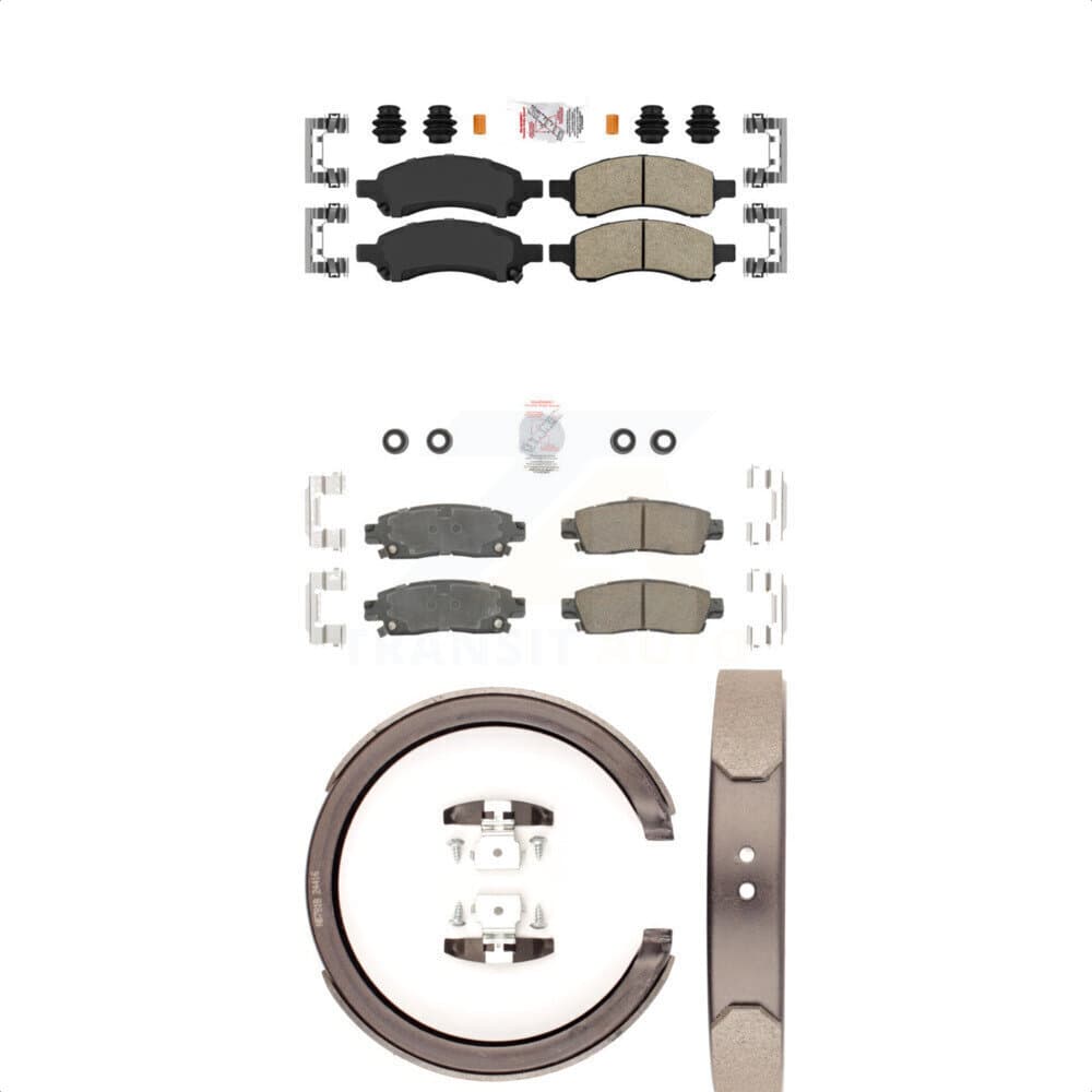 Transit Auto - KNN-100946 - Front and Rear Disc Brake Pad Kits image 1