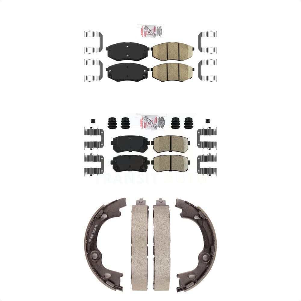 Transit Auto - KNN-100947 - Front and Rear Disc Brake Pad Kits image 1