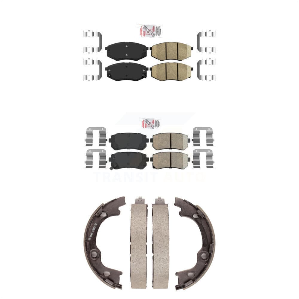 Transit Auto - KNN-100948 - Front and Rear Disc Brake Pad Kits image 1