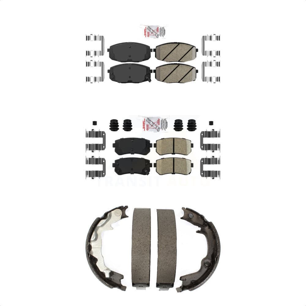 Transit Auto - KNN-100949 - Front and Rear Disc Brake Pad Kits image 1