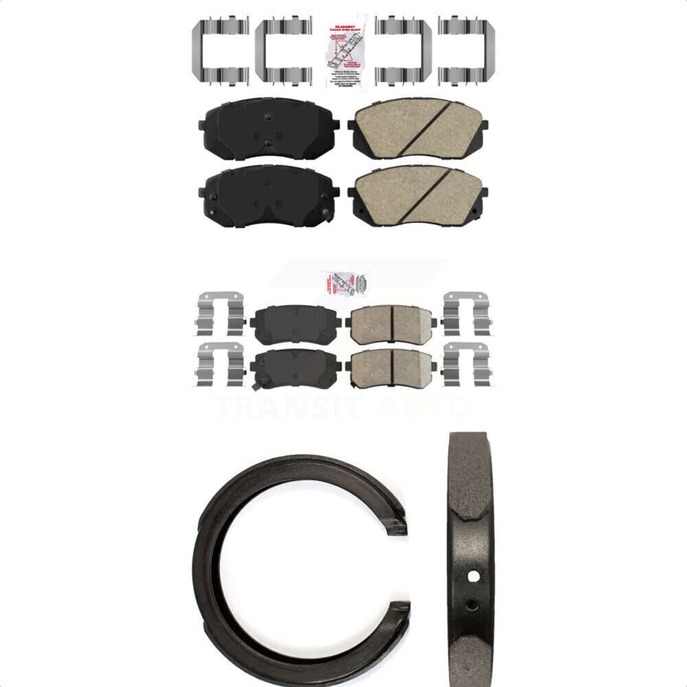 Transit Auto - KNN-100954 - Front and Rear Disc Brake Pad Kits image 1