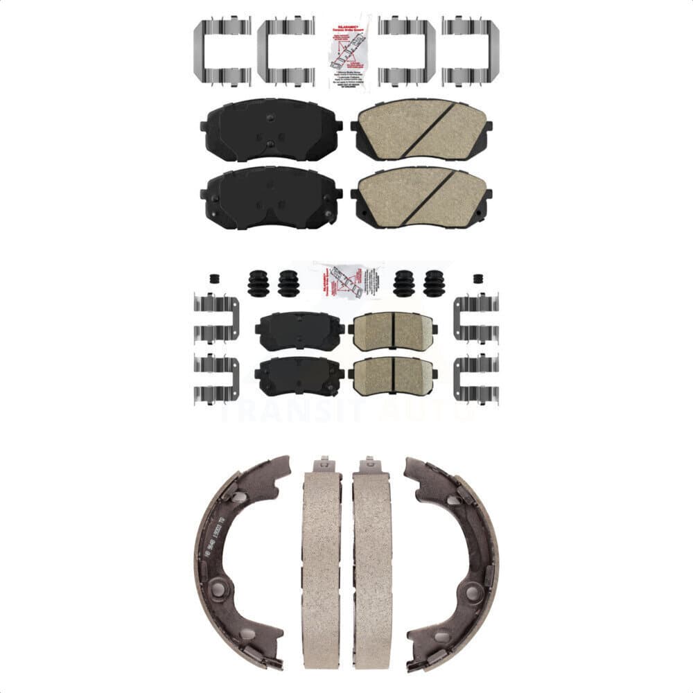 Transit Auto - KNN-100955 - Front and Rear Disc Brake Pad Kits image 1