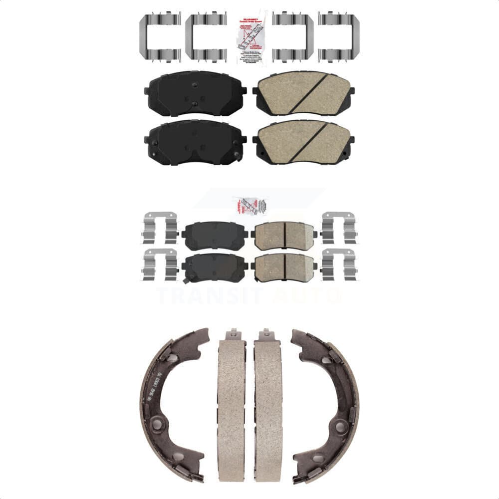 Transit Auto - KNN-100956 - Front and Rear Disc Brake Pad Kits image 1
