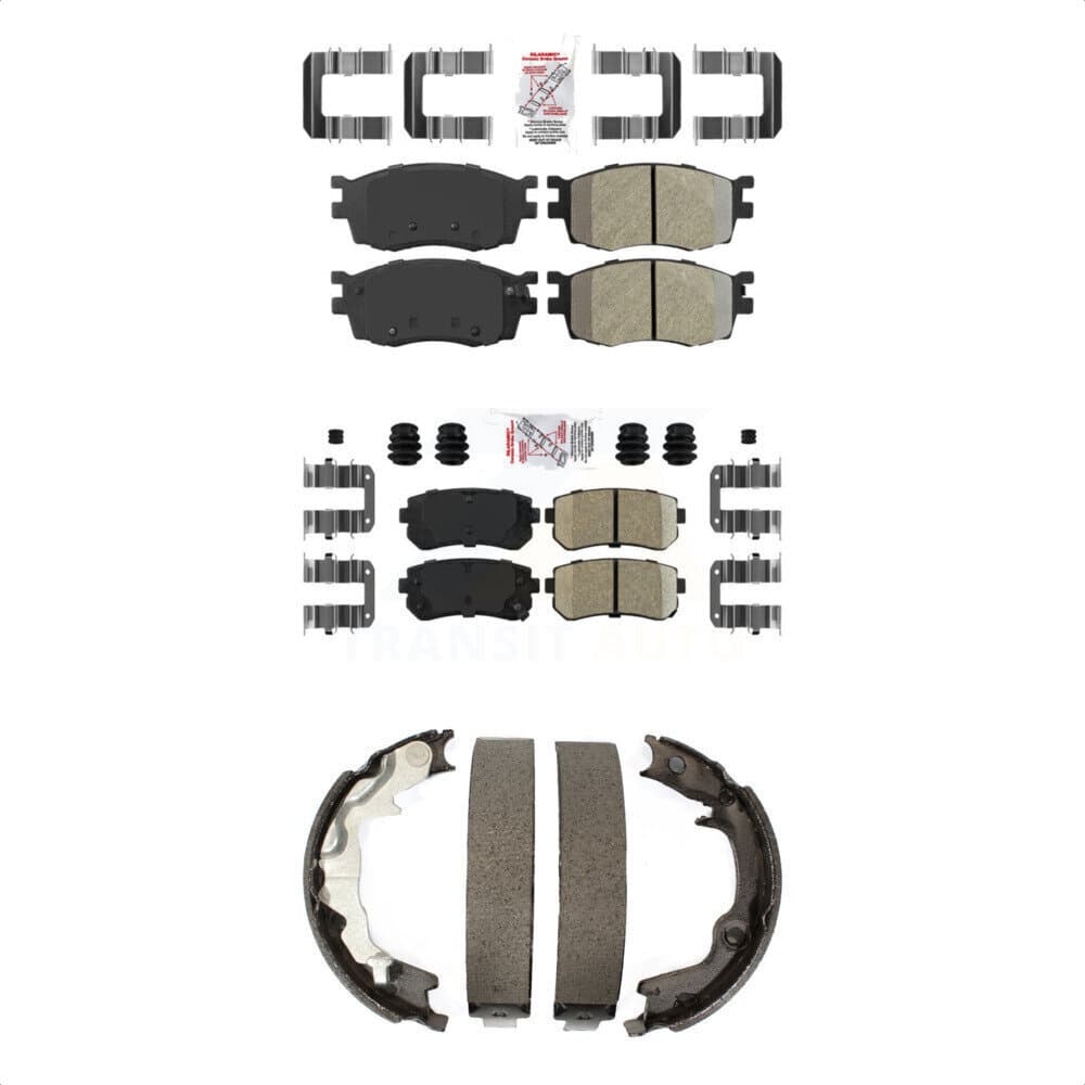 Transit Auto - KNN-100961 - Front and Rear Disc Brake Pad Kits image 1
