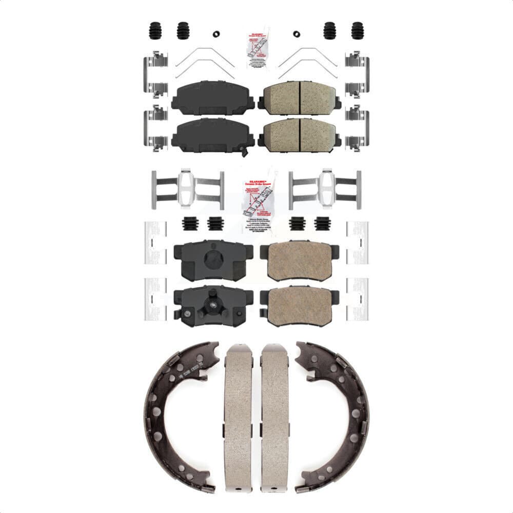 Transit Auto - KNN-100993 - Front and Rear Disc Brake Pad Kits image 1