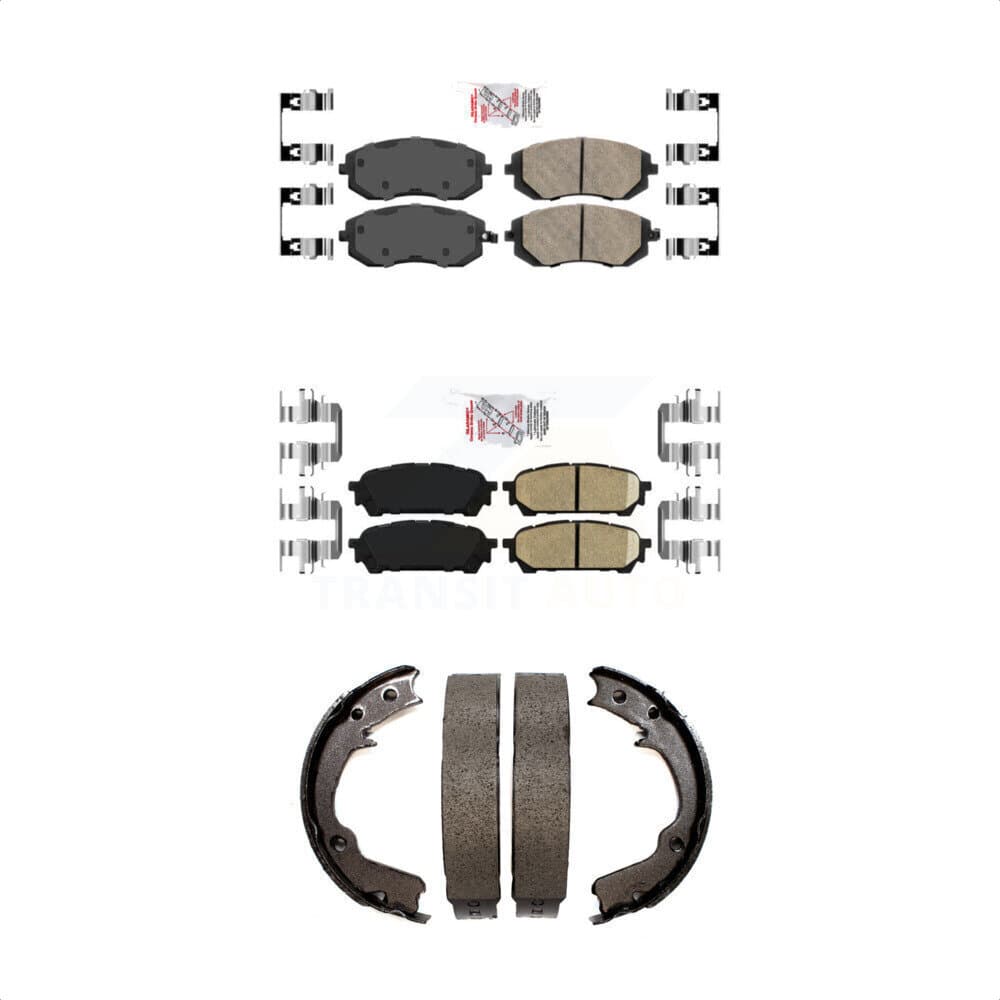 Transit Auto - KNN-101007 - Front and Rear Disc Brake Pad Kits image 1