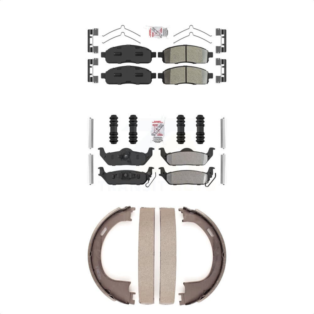 Transit Auto - KNN-101033 - Front and Rear Disc Brake Pad Kits image 1