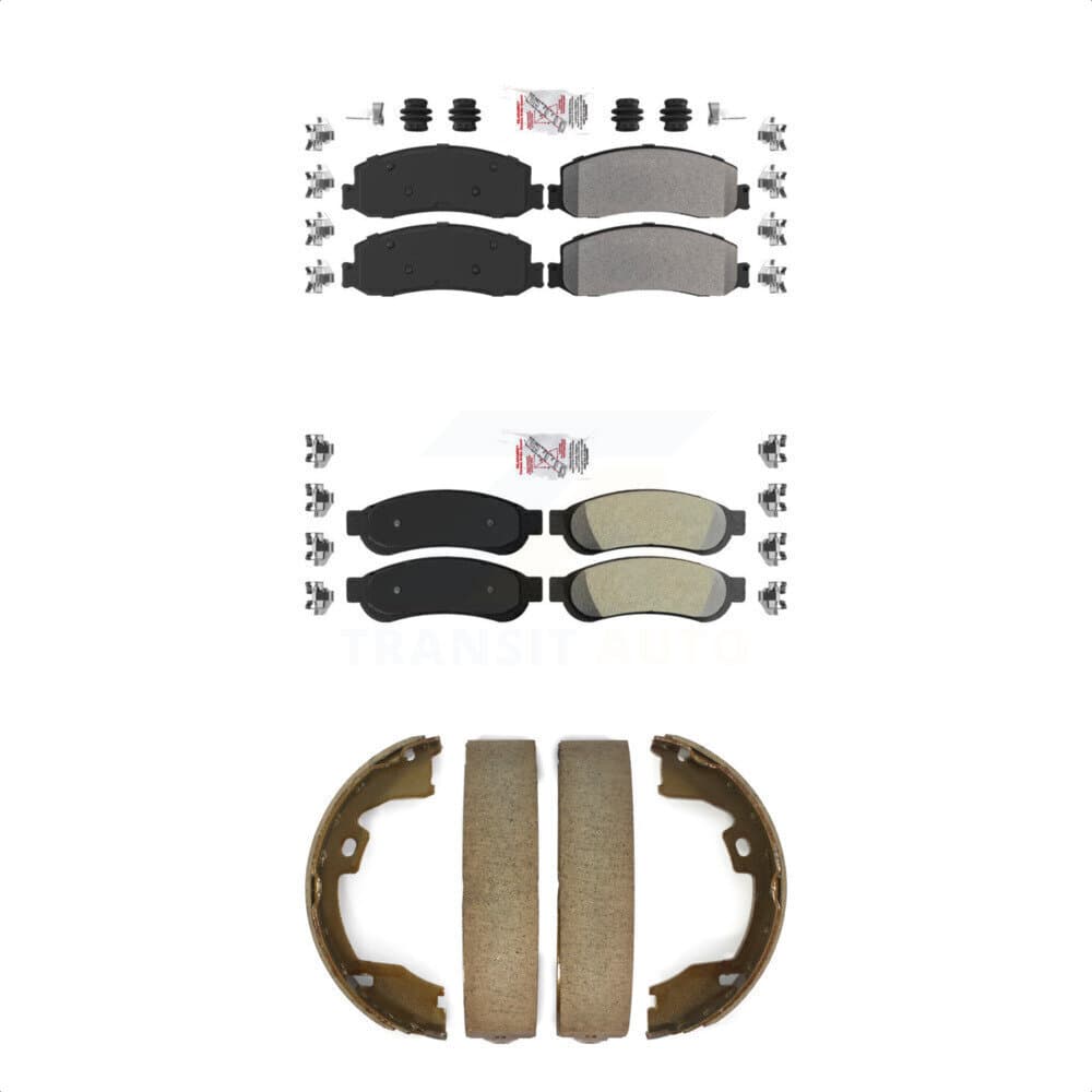 Transit Auto - KNN-101044 - Front and Rear Disc Brake Pad Kits image 1