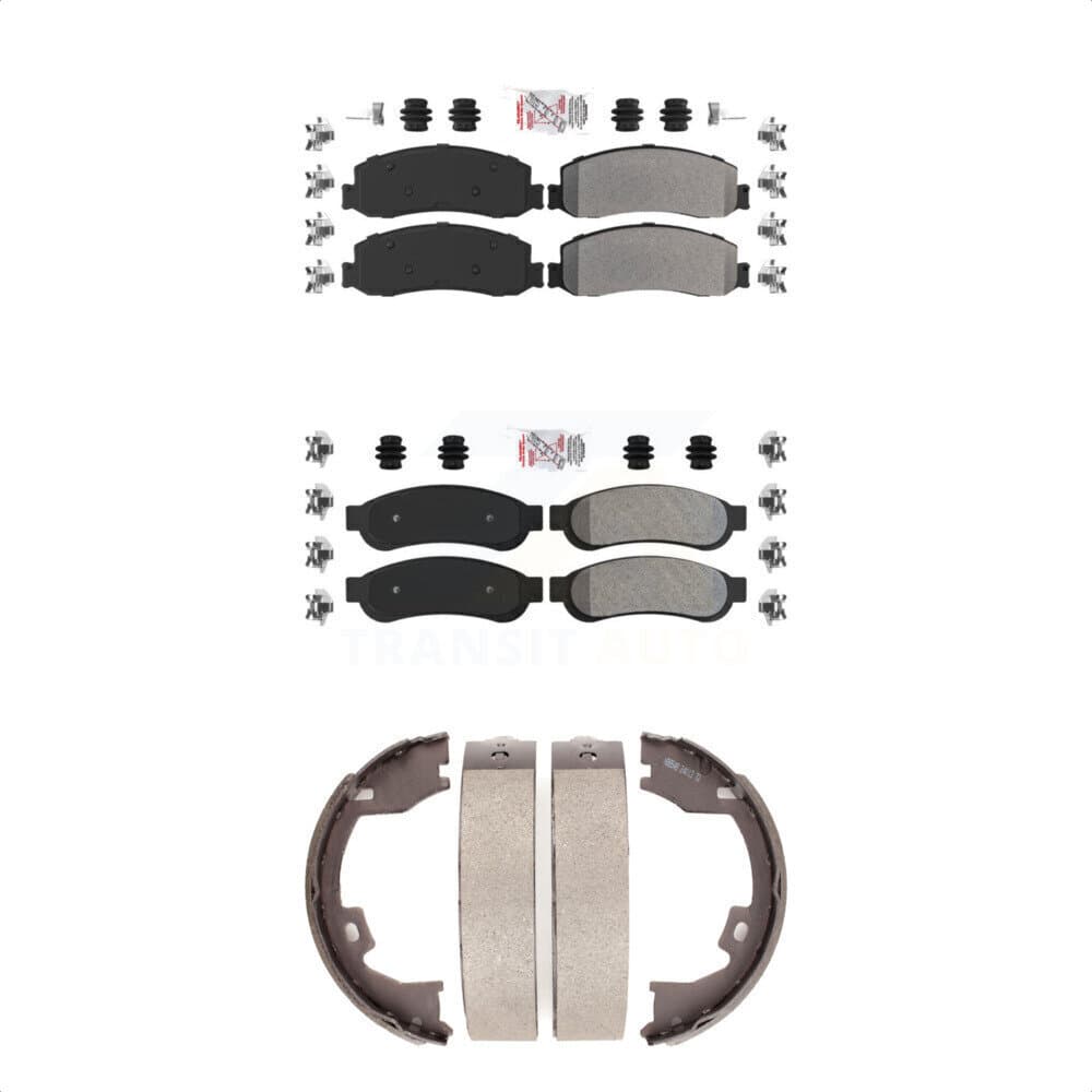 Transit Auto - KNN-101053 - Front and Rear Disc Brake Pad Kits image 1