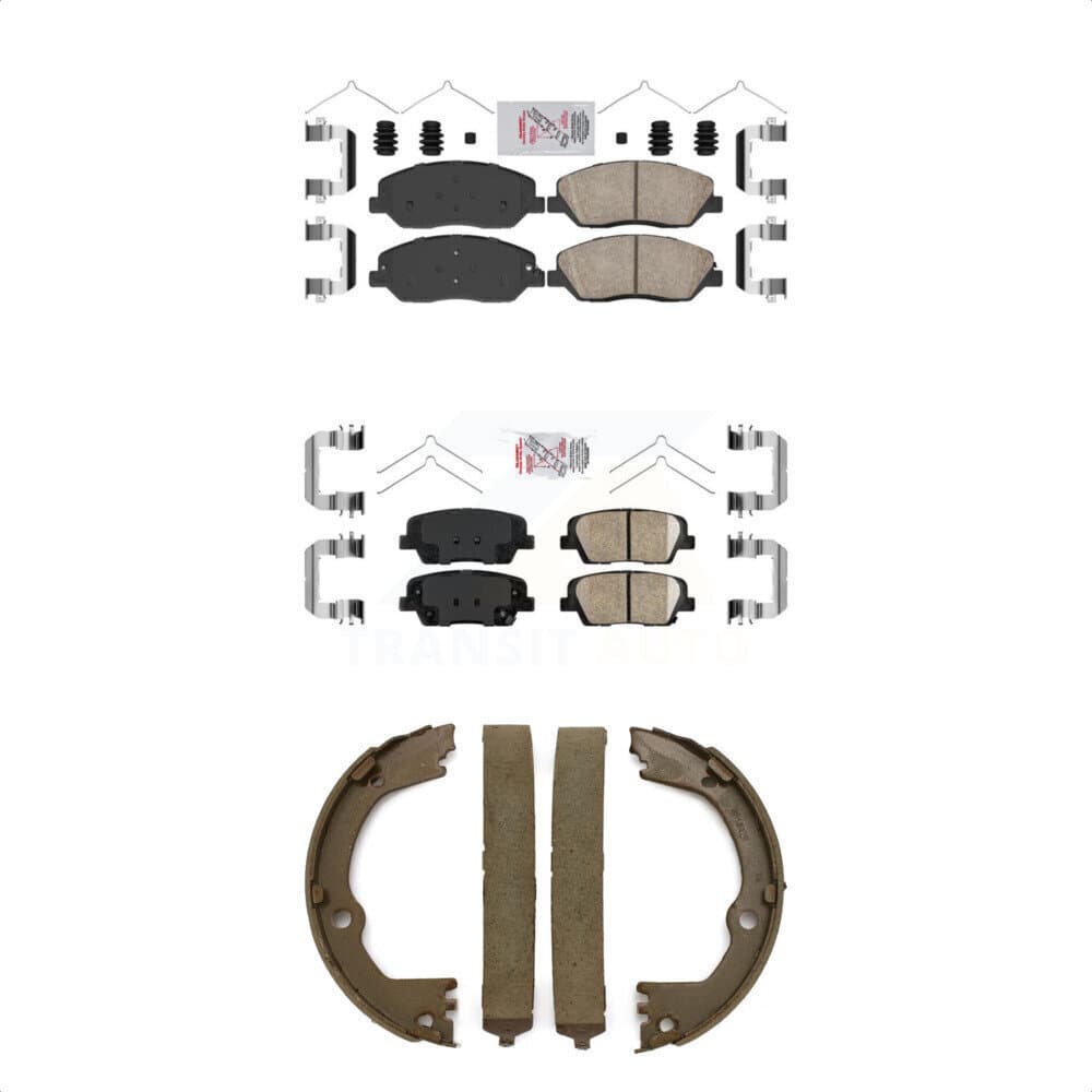 Transit Auto - KNN-101055 - Front and Rear Disc Brake Pad Kits image 1