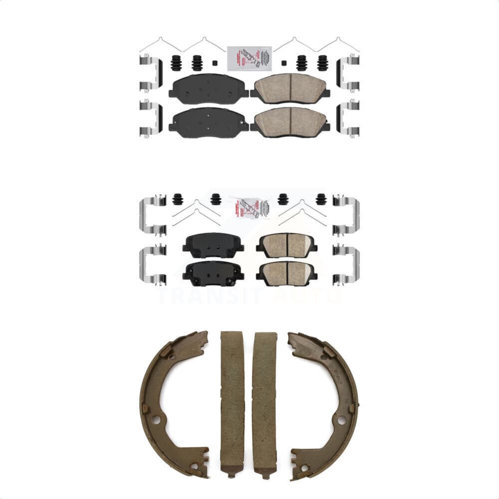 Transit Auto - KNN-101057 - Front and Rear Disc Brake Pad Kits image 1
