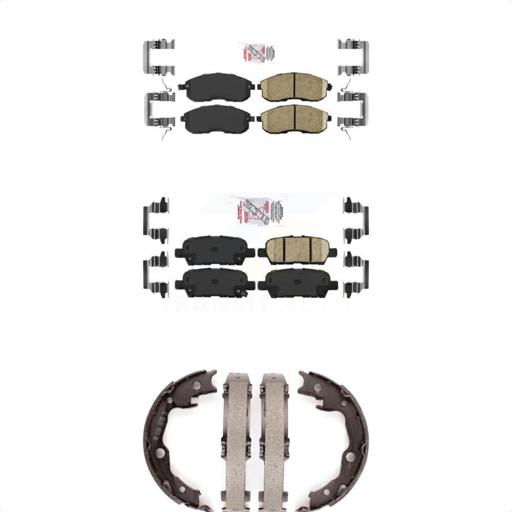 Transit Auto - KNN-101066 - Front and Rear Disc Brake Pad Kits image 1