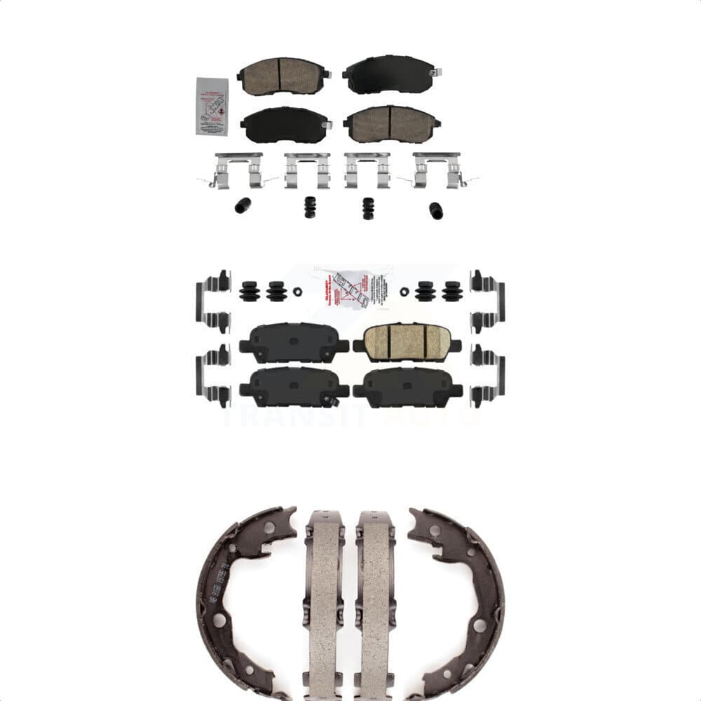 Transit Auto - KNN-101080 - Front and Rear Disc Brake Pad Kits image 1