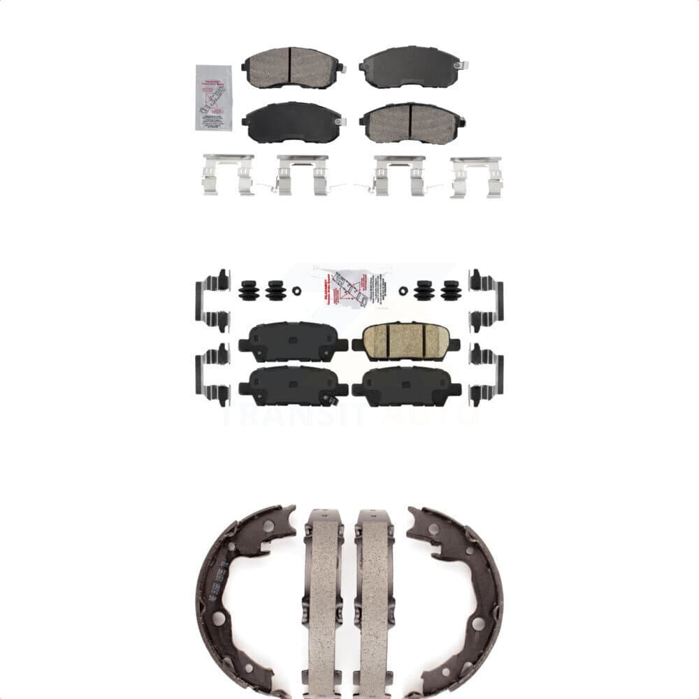Transit Auto - KNN-101081 - Front and Rear Disc Brake Pad Kits image 1