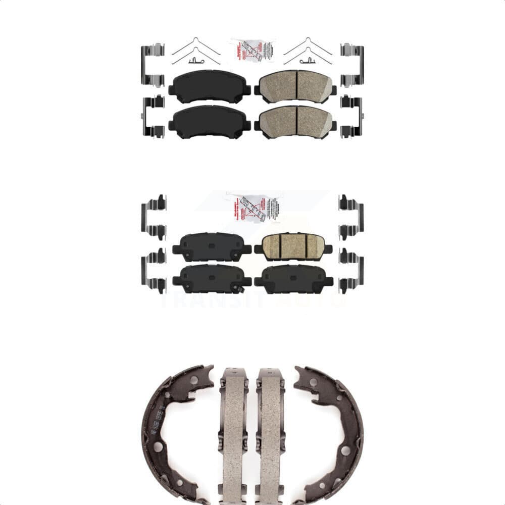Transit Auto - KNN-101083 - Front and Rear Disc Brake Pad Kits image 1