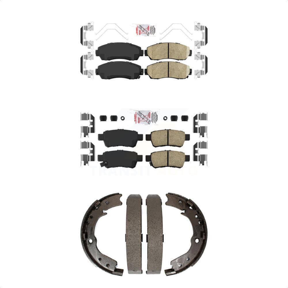 Transit Auto - KNN-101093 - Front and Rear Disc Brake Pad Kits image 1