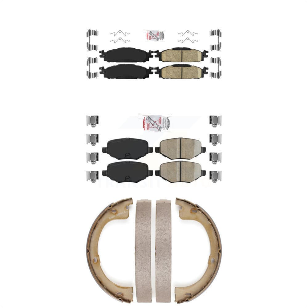 Transit Auto - KNN-101105 - Front and Rear Disc Brake Pad Kits image 1