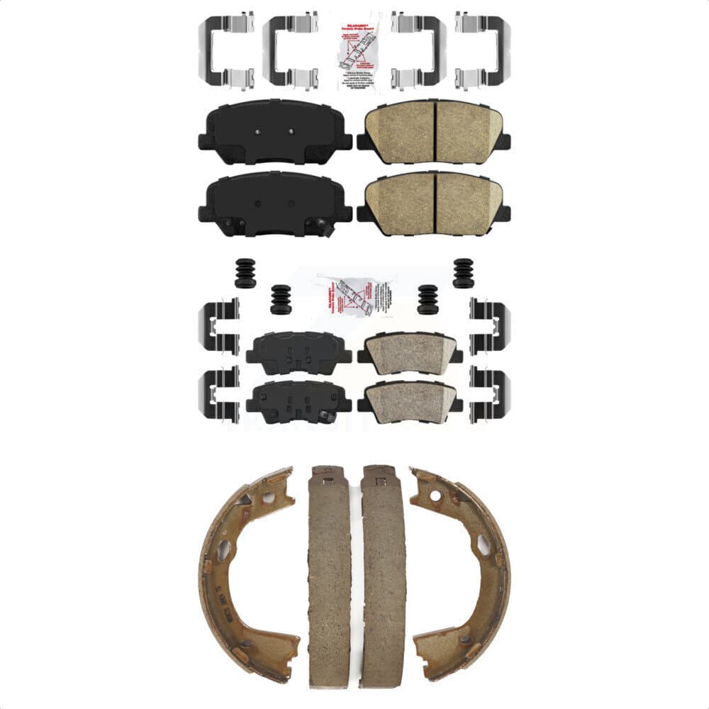 Transit Auto - KNN-101117 - Front and Rear Disc Brake Pad Kits image 1