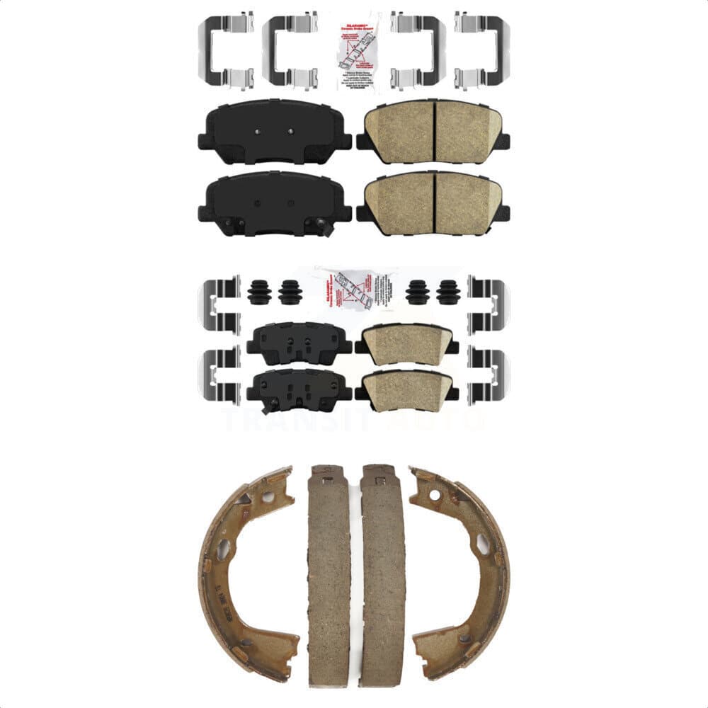 Transit Auto - KNN-101118 - Front and Rear Disc Brake Pad Kits image 1