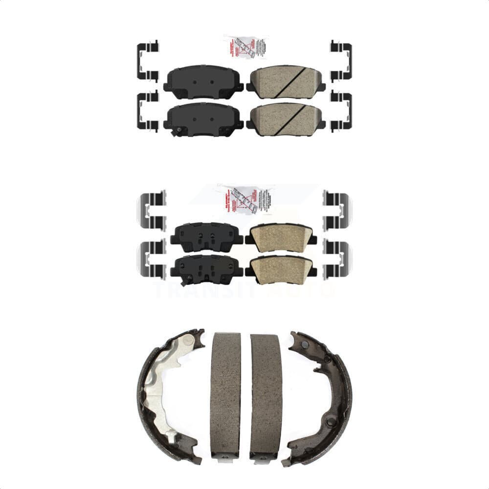 Transit Auto - KNN-101120 - Front and Rear Disc Brake Pad Kits image 1