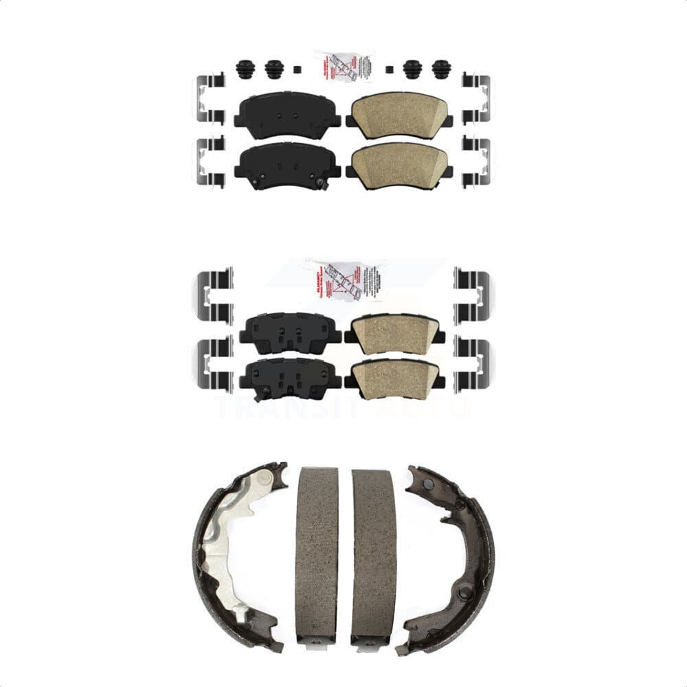 Transit Auto - KNN-101121 - Front and Rear Disc Brake Pad Kits image 1