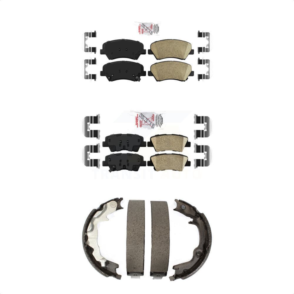 Transit Auto - KNN-101122 - Front and Rear Disc Brake Pad Kits image 1